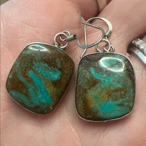 Royston Turquoise Sterling Silver Earrings